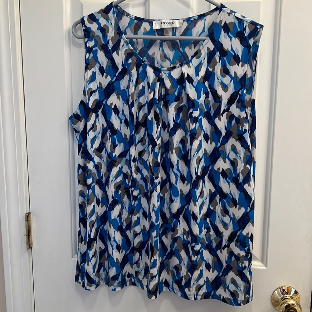 Women’s keyhole shell/tank top-1x